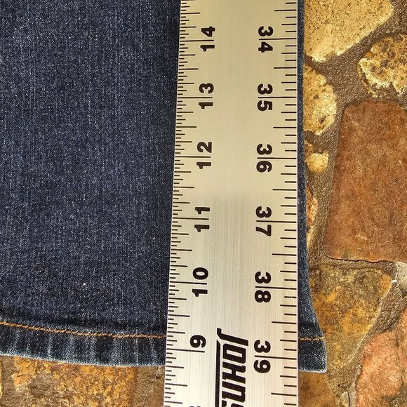 Lauren Jeans Co. Ralph Lauren Womens Straight Leg Dark Wash Denim Jeans Size 4 - Picture 11 of 14